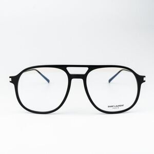 NEW Saint Laurent SL626 001 Black Aviator Unisex Eyeglasses